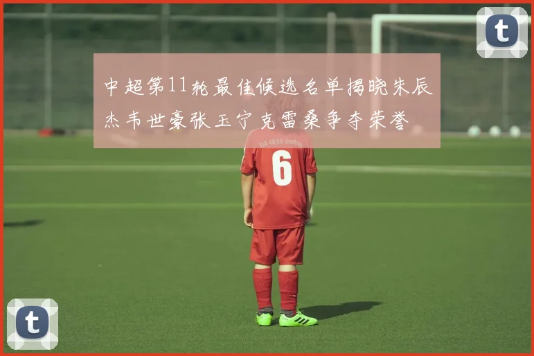 中超第11轮最佳候选名单揭晓朱辰杰韦世豪张玉宁克雷桑争夺荣誉